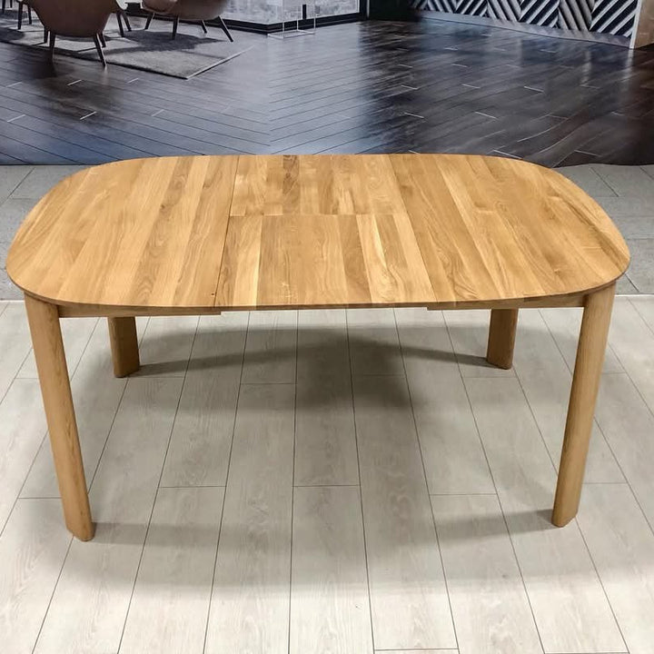 Mesa de comedor redonda extensible madera maciza roble Victoria | VESKOR