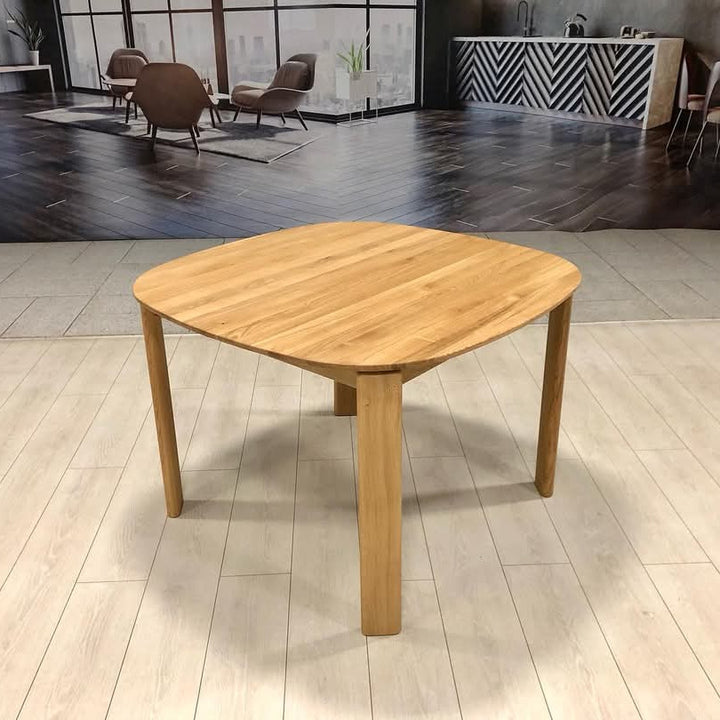 Mesa de comedor redonda extensible madera maciza roble Victoria | VESKOR
