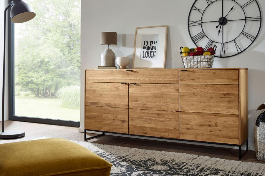 VESKOR Comoda Dania 1 mueble nórdico moderno madera maciza roble