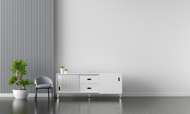Cómo decorar un salón con muebles blancos