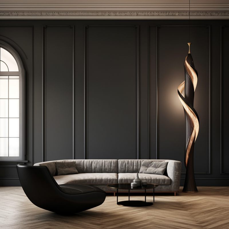 Cómo decorar un salón con muebles marrón oscuro