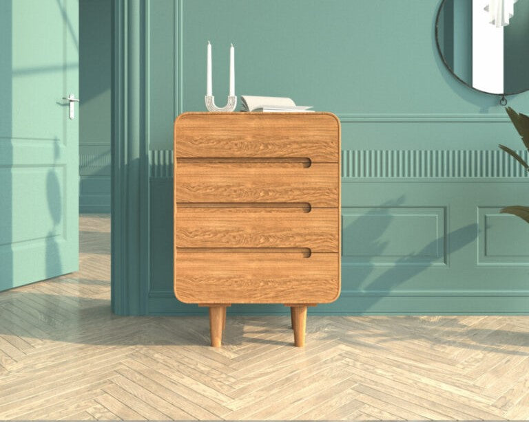 VESKOR muebles madera maciza roble muebles nórdico moderno