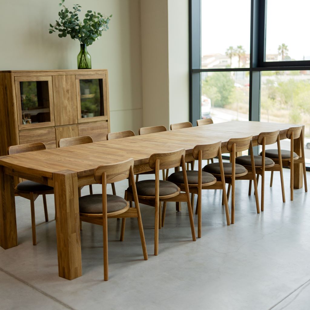 Muebles de roble madera maciza sostenible VESKOR