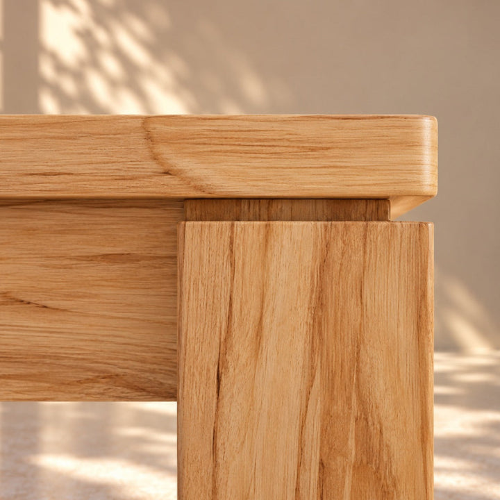 Mesa de comedor de madera maciza de haya fija Lux 2020 | VESKOR