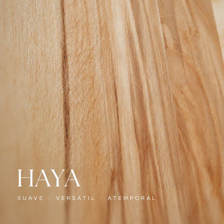 Mesa de comedor de madera maciza de haya fija Lux 2020 | VESKOR