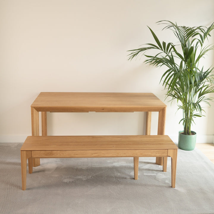 Banco extensible de madera maciza roble CREATIV | VESKOR