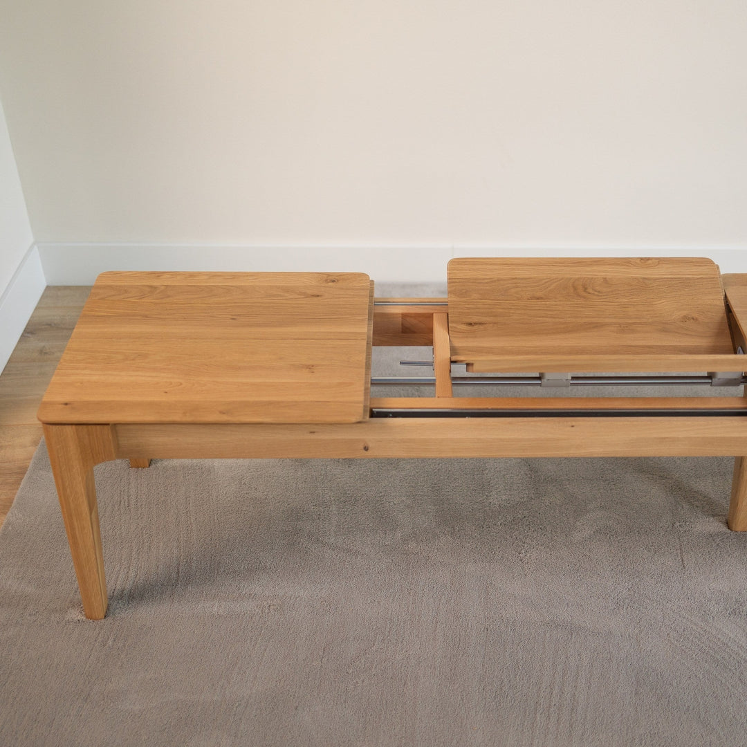 Banco extensible de madera maciza roble CREATIV | VESKOR