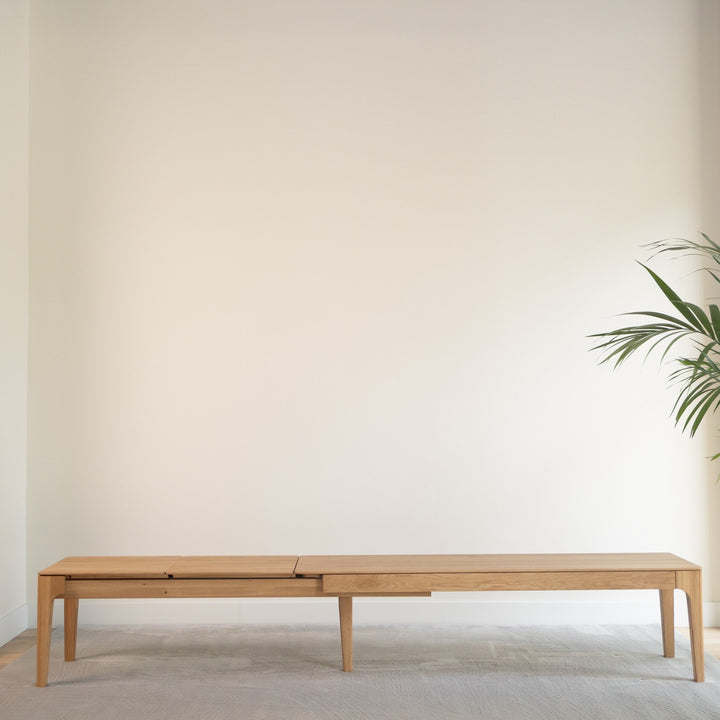 Banco extensible de madera maciza roble CREATIV | VESKOR