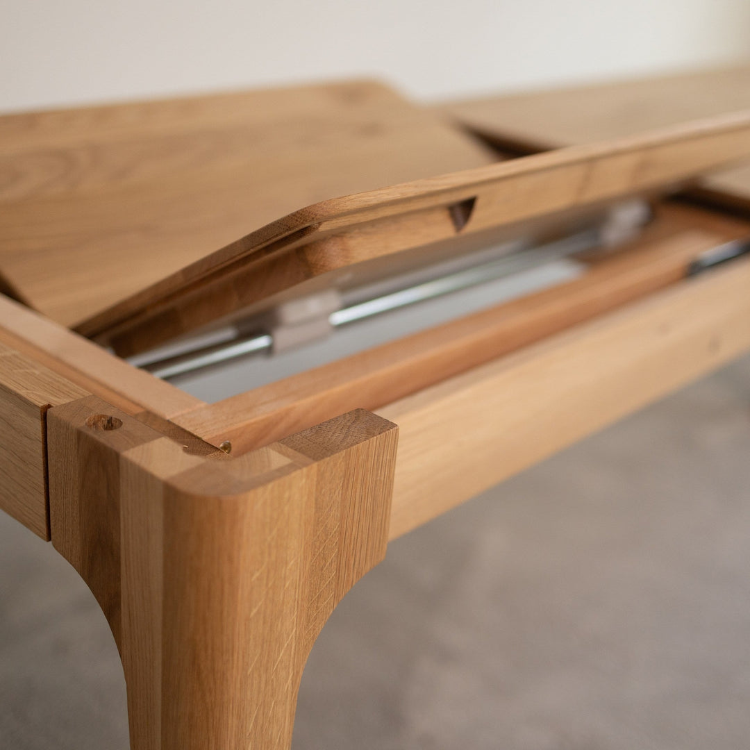 Banco extensible de madera maciza roble CREATIV | VESKOR