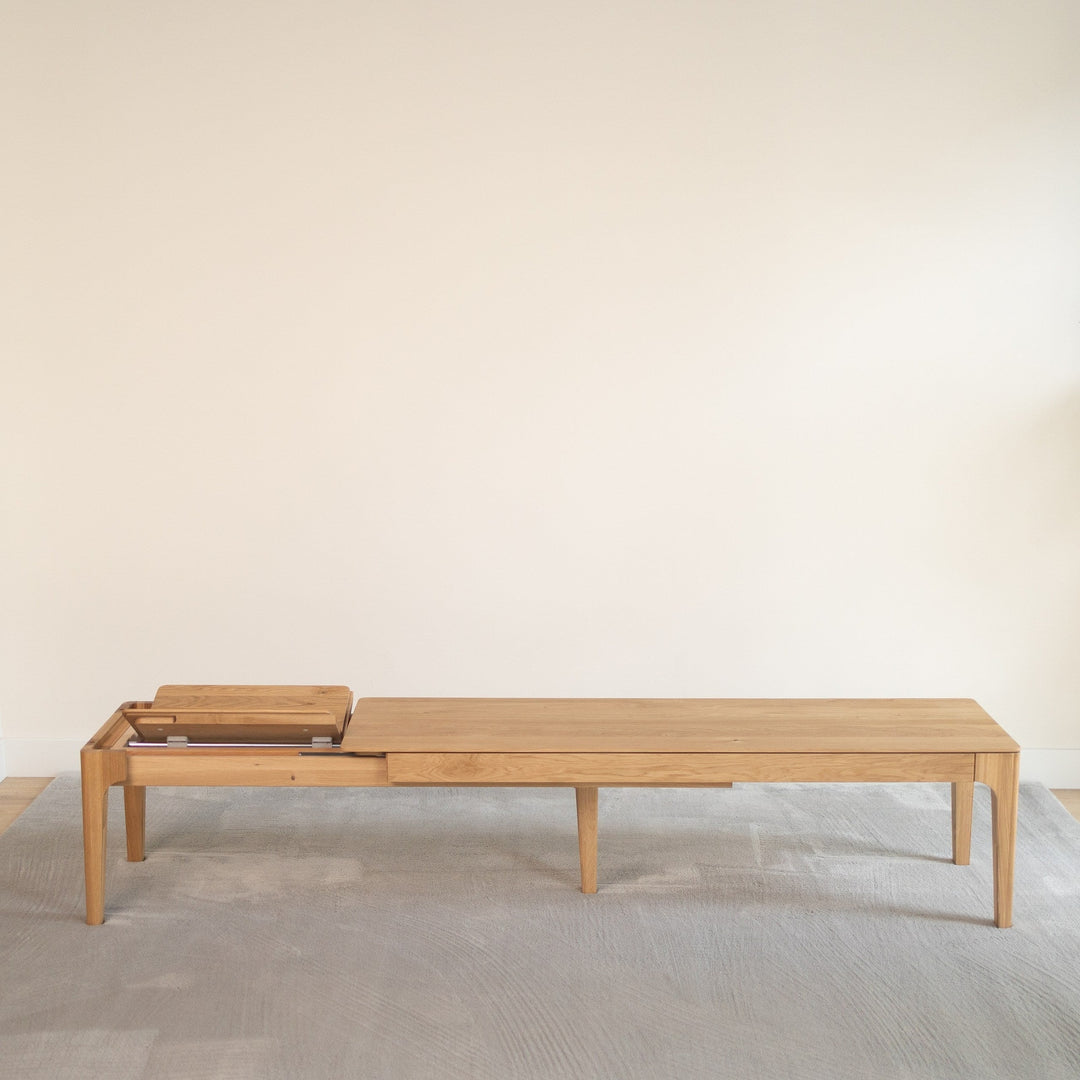 Banco extensible de madera maciza roble CREATIV | VESKOR