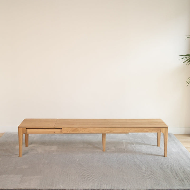 Banco extensible de madera maciza roble CREATIV | VESKOR
