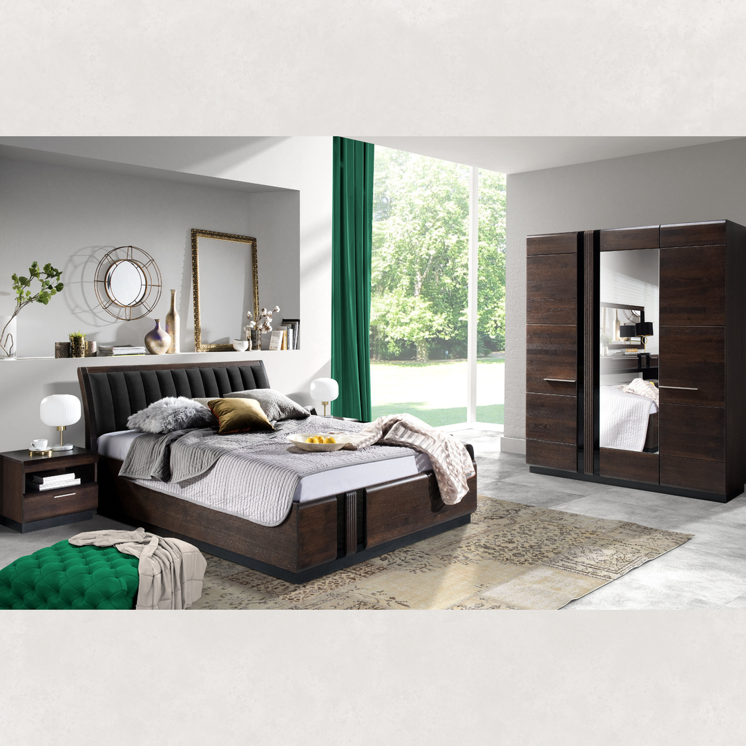 Cama de roble PORTI 76, 160 x 200 cm | VESKOR