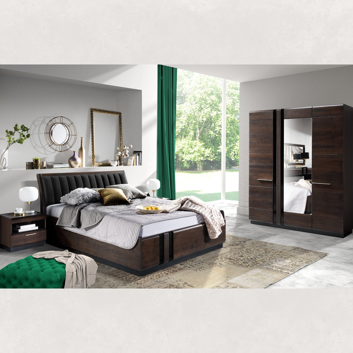 Cama de roble PORTI 76, 160 x 200 cm | VESKOR