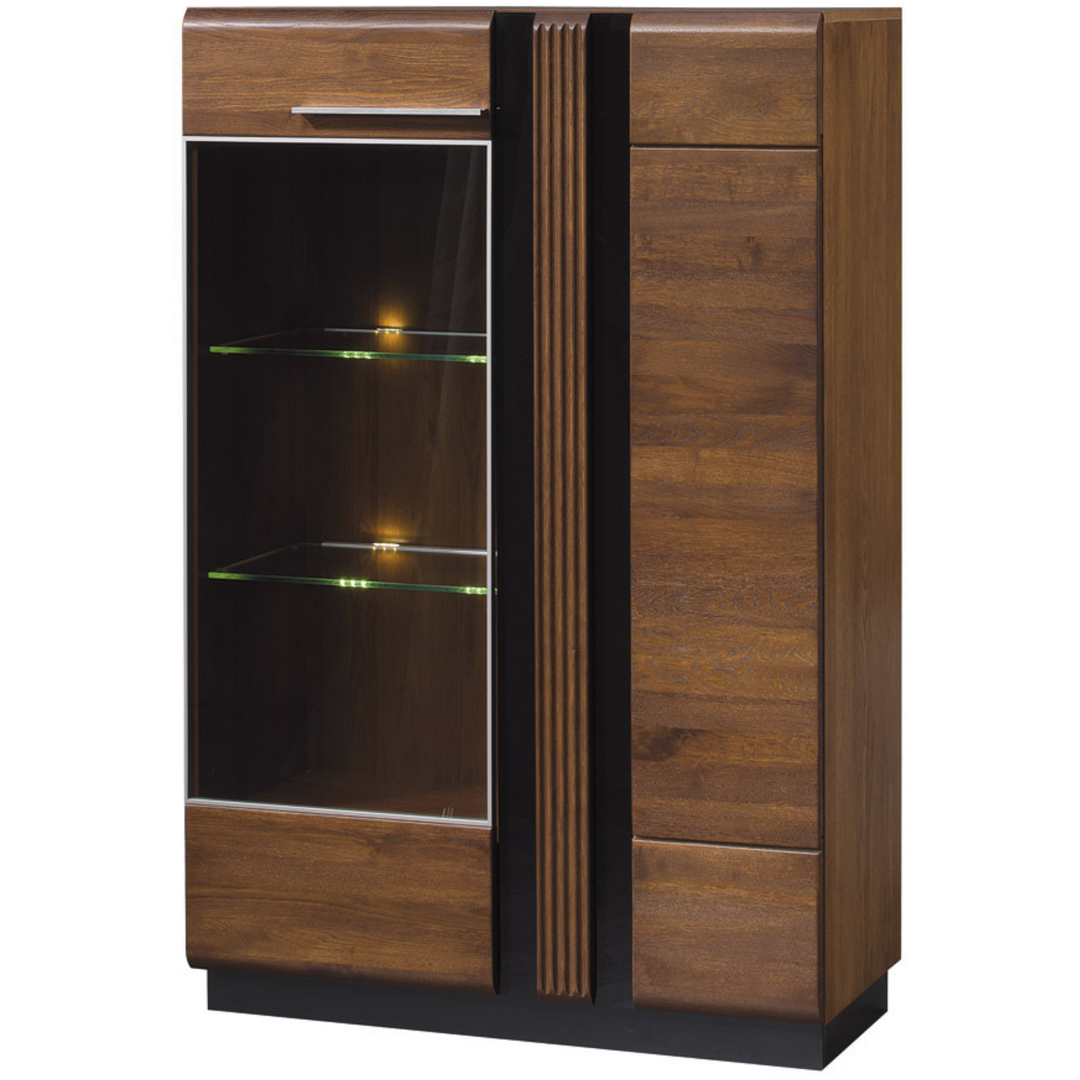 Vitrina de roble PORTI 15, 95x145x42 cm. | VESKOR