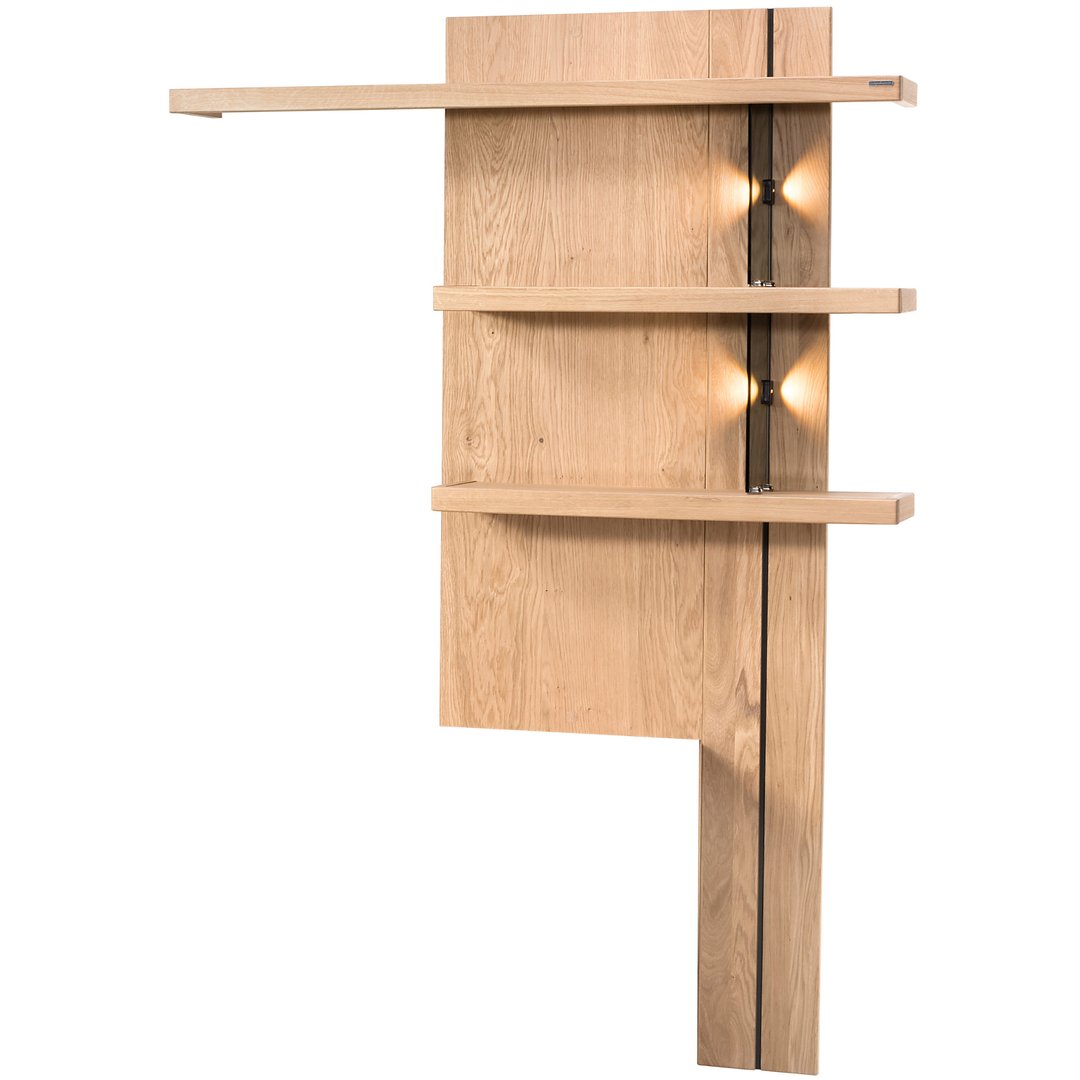 Panel decorativo con estantes NAPOLI 34, 121×174×24 cm. | VESKOR