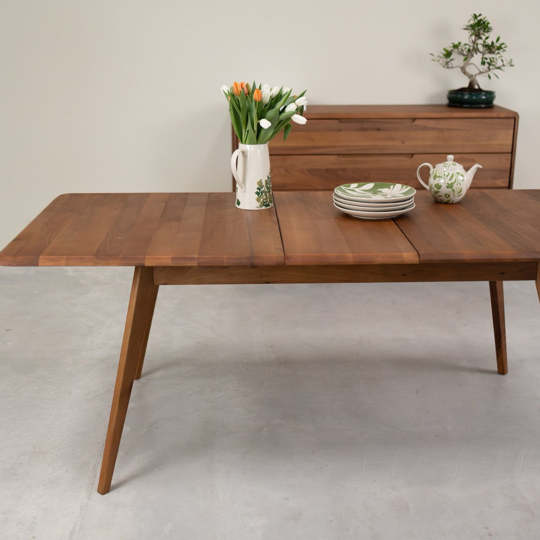 Tavolo da pranzo allungabile in legno massello SWEDEN | VESKOR