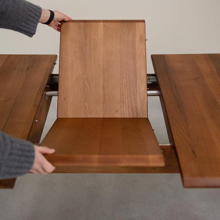 Tavolo da pranzo allungabile in legno massello SWEDEN | VESKOR