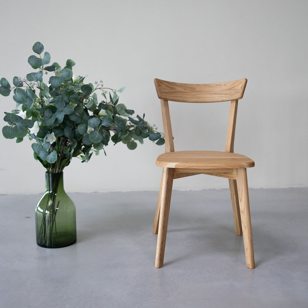 Pack de 2 o 4 Sillas de comedor madera maciza roble VICTORIA | VESKOR
