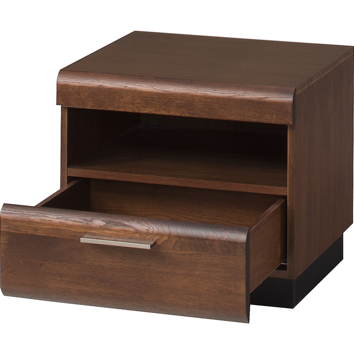 Mesita de noche de roble PORTI 79, 50x45x42 cm. | VESKOR