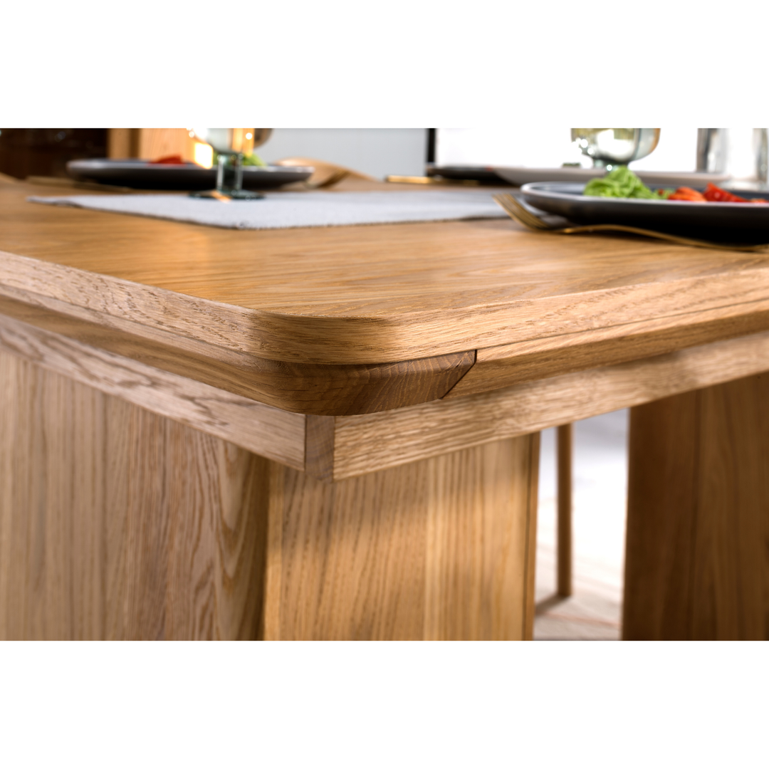 Vitrina de roble miel LONDRES 15, 98×161×43 cm. | VESKOR