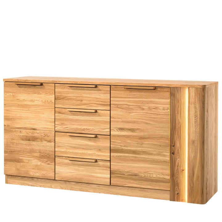 Cómoda de roble miel LONDRES 46, 180X92X43 cm. | VESKOR