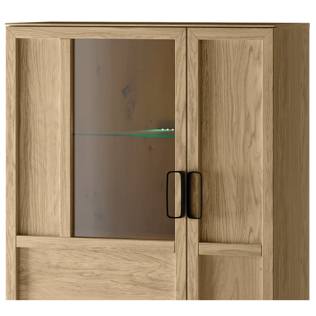 Vitrina de roble LIMBO 15, 95×42×124 cm | VESKOR