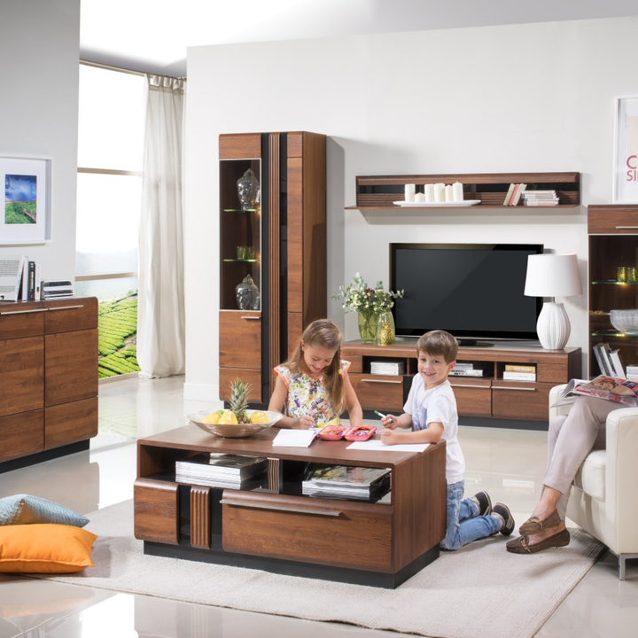 Mesa de centro de roble PORTI 41, 110x47x60 cm | VESKOR