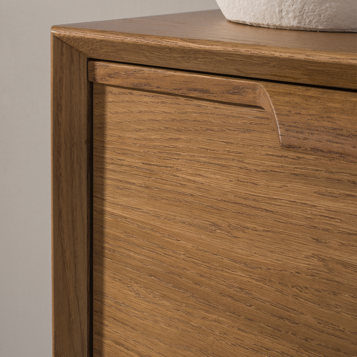 Mesa de jantar extensível em carvalho LEO 40 | LoftStory