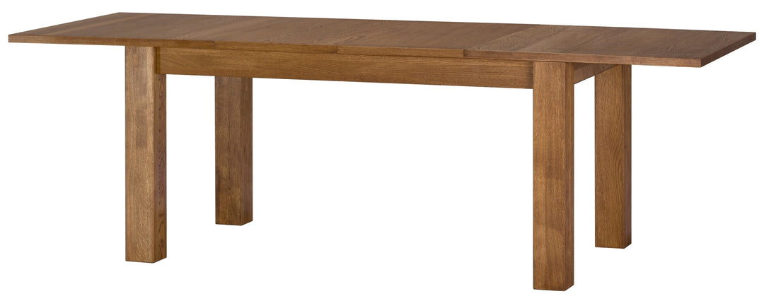 VESKOR Mesa comedor extensible de madera maciza de roble de la colección Velvet. Mueble nórdico con un diseño moderno 