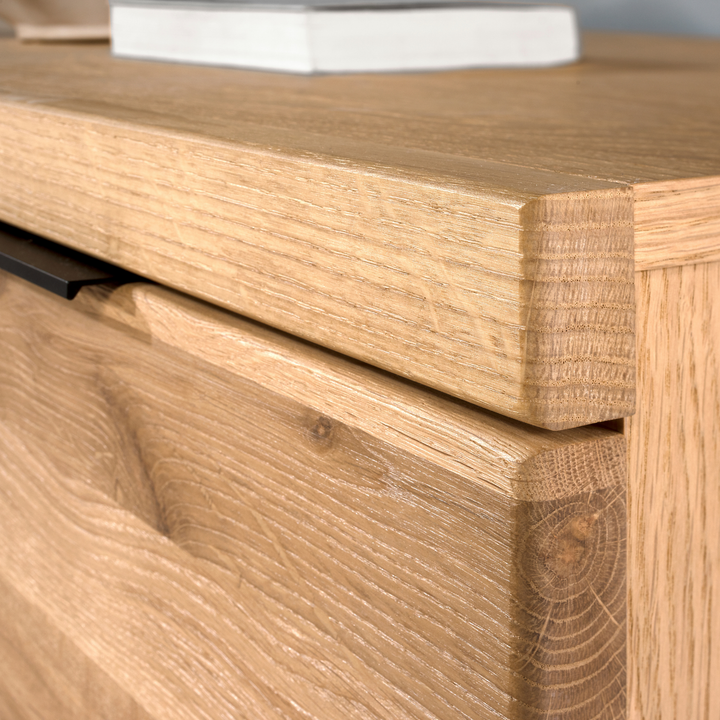 Mueble TV de roble NAPOLI 31, 200×60×50 cm | VESKOR