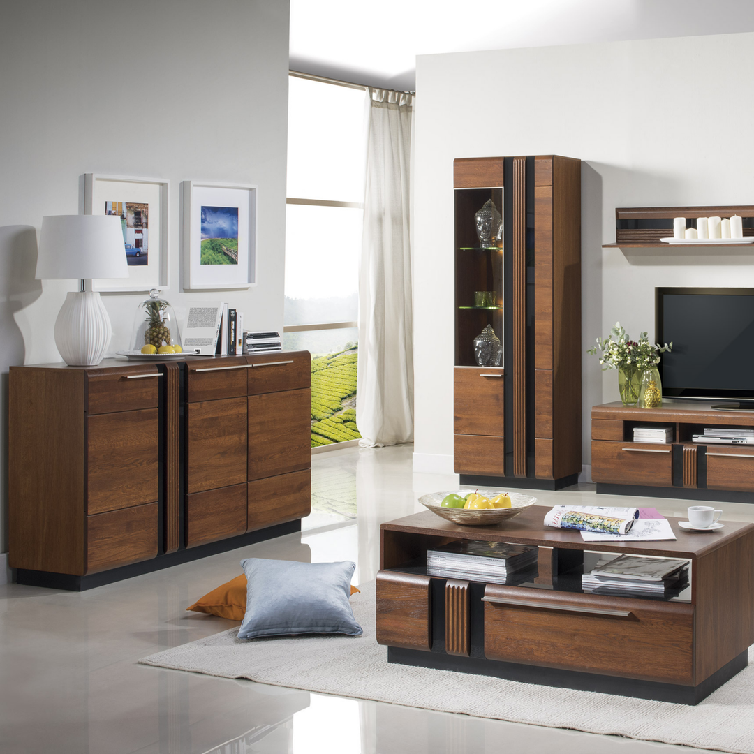 Aparador de roble PORTI 45, 160x90x42 cm | VESKOR