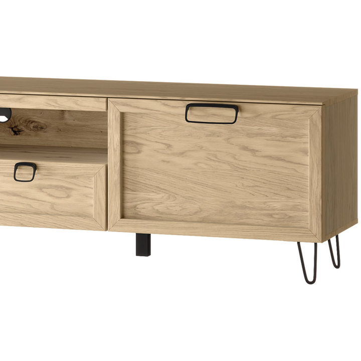 Mueble TV de roble LIMBO 25, 160×42×53 cm | VESKOR