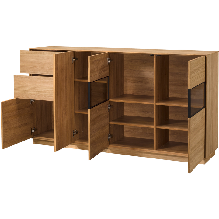 Cómoda de roble miel JOIN 47, 190×99×40 cm | VESKOR