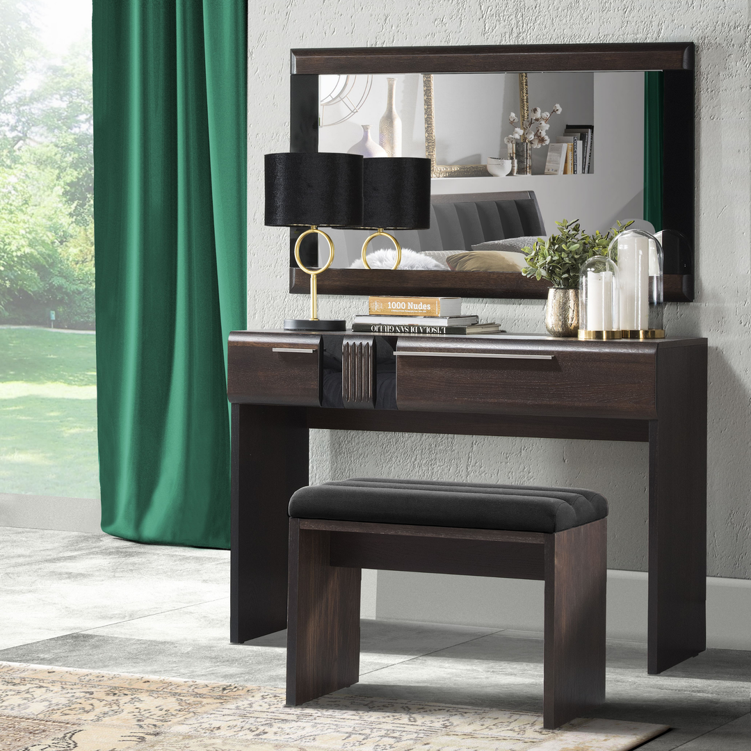 Taburete de roble PORTI 81, 60x46x36 cm. | VESKOR