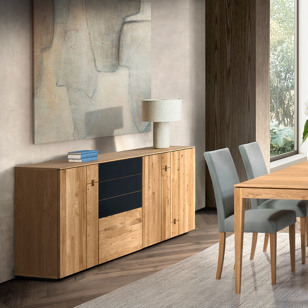 Cómoda de roble MINURA 47, 195x85x40 cm. | VESKOR