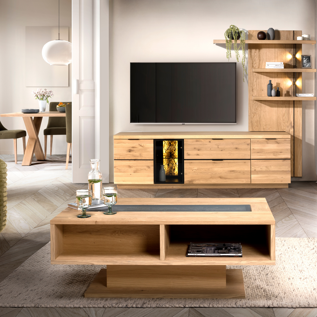 Mesa de comedor fija NAPOLI 40, 200×100×77 cm. | VESKOR