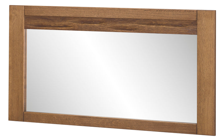 VESKOR Espejo de madera maciza de roble de la colección Velvet. Mueble nórdico con un diseño moderno 