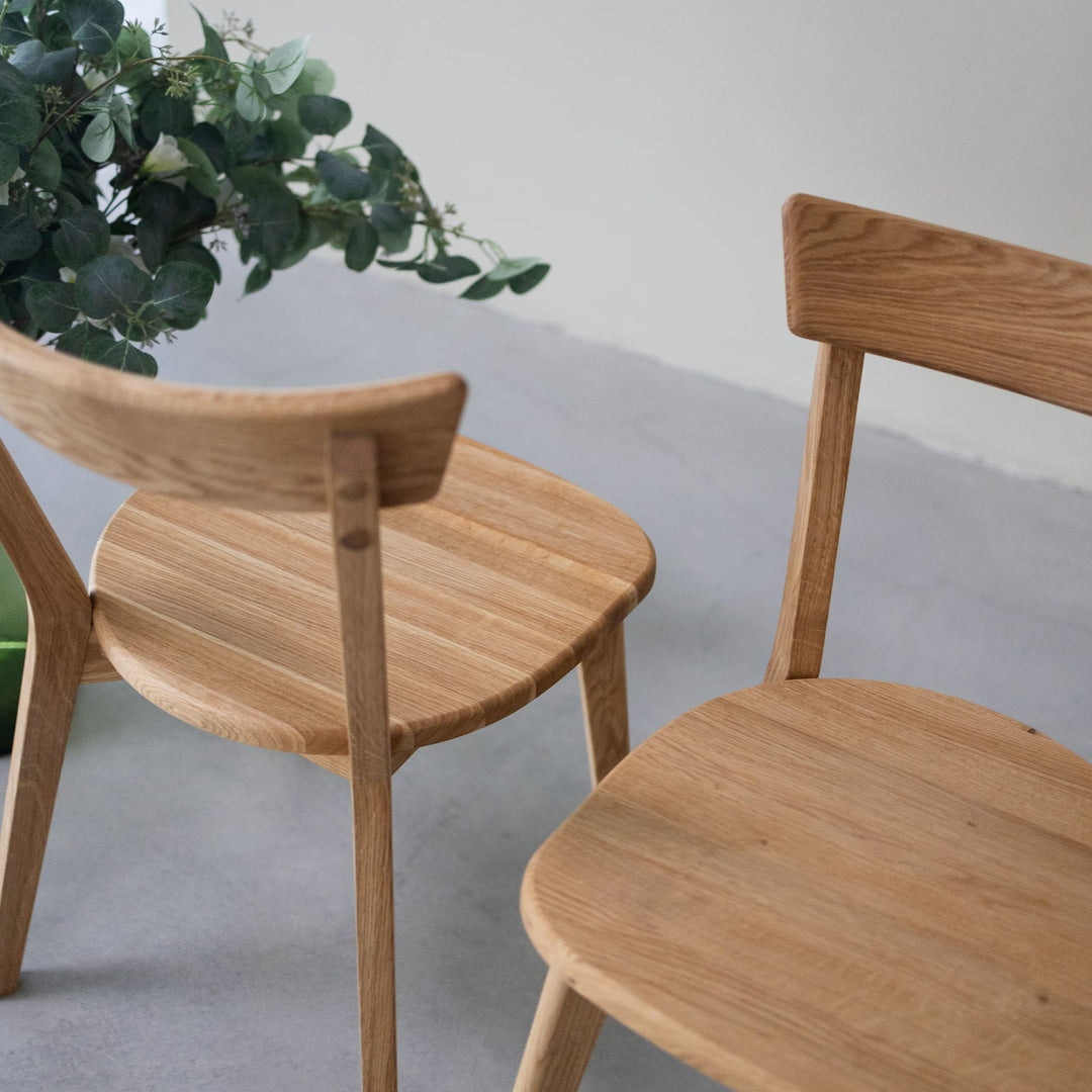 Pack de 2 o 4 Sillas de comedor madera maciza roble VICTORIA | VESKOR