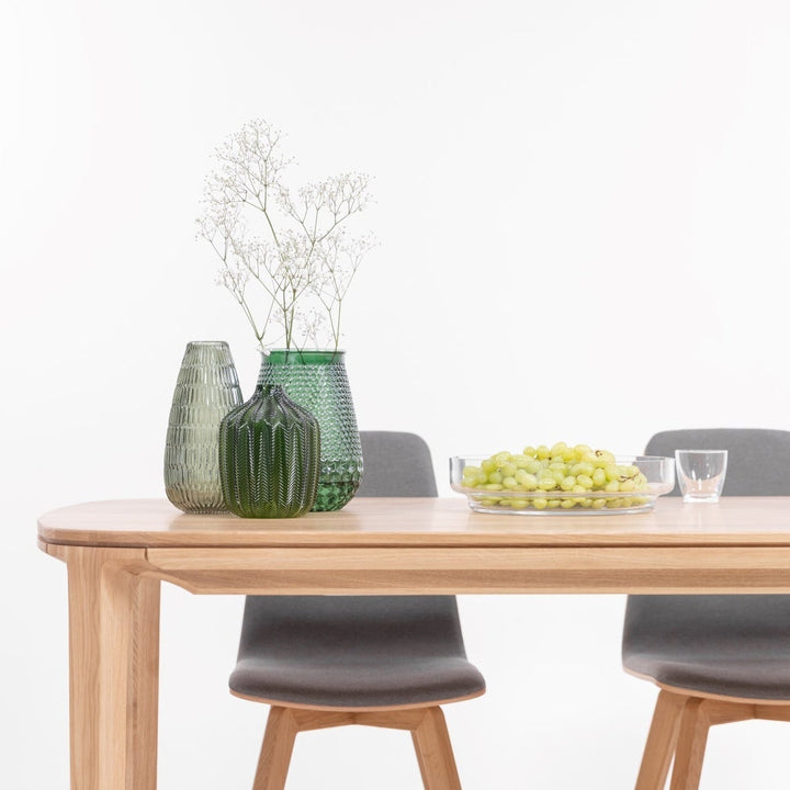 Table de salle à manger fixe en bois massif de hêtre ou de chêne IKONA | VESKOR