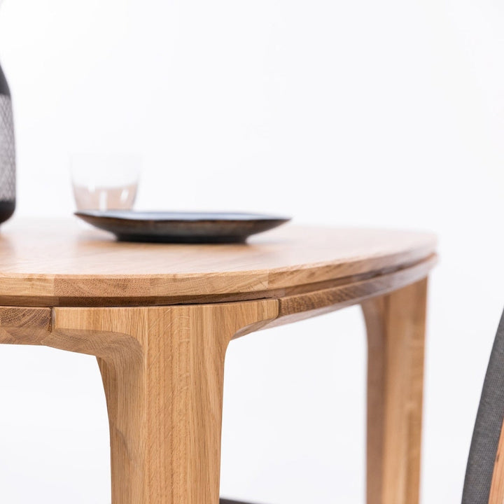 Table de salle à manger fixe en bois massif de hêtre ou de chêne IKONA | VESKOR