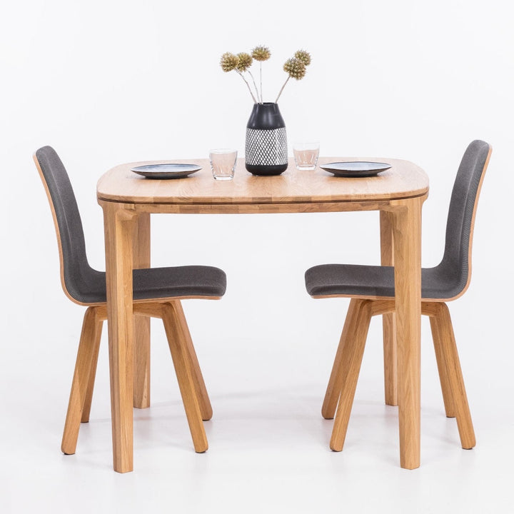 Table de salle à manger fixe en bois massif de hêtre ou de chêne IKONA | VESKOR