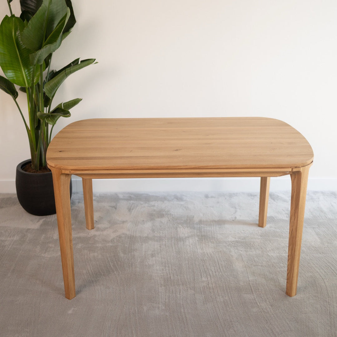 Table de salle à manger fixe en bois massif de hêtre ou de chêne IKONA | VESKOR