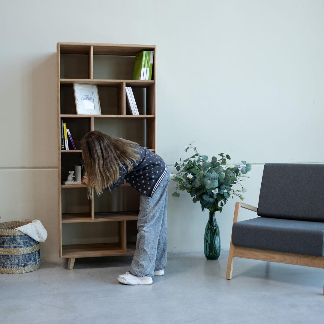 Librería de madera maciza SWEDEN 1 | VESKOR