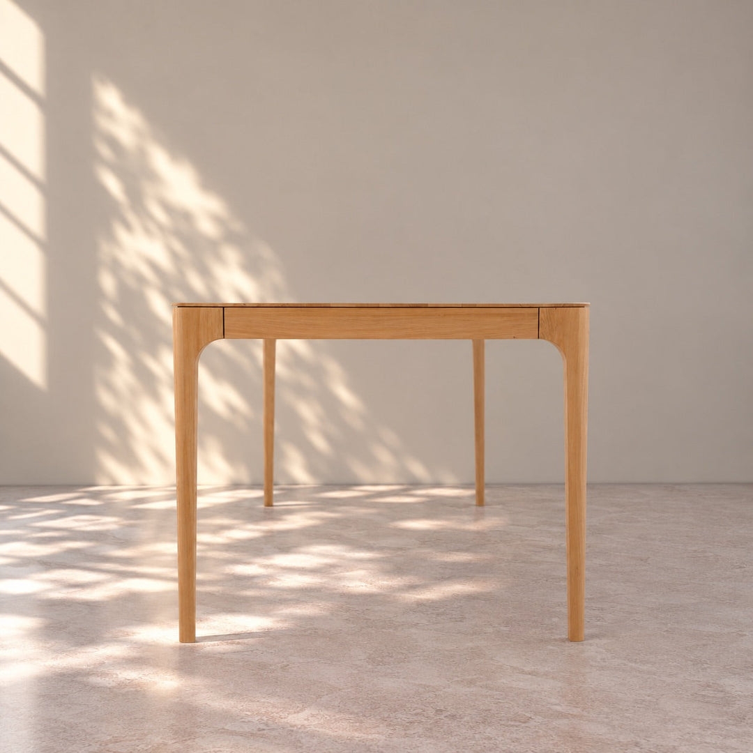 Table de salle à manger à rallonges en chêne massif CREATIV | VESKOR