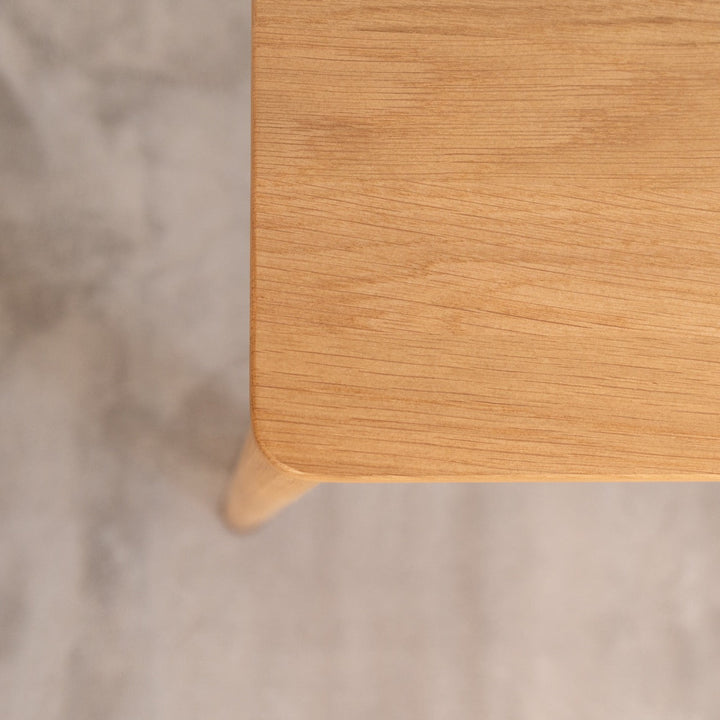 Table de salle à manger fixe en bois massif DITA | VESKOR