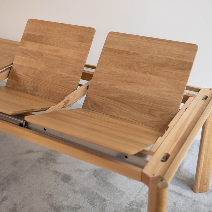 Mesa de comedor extensible madera maciza DITA | VESKOR