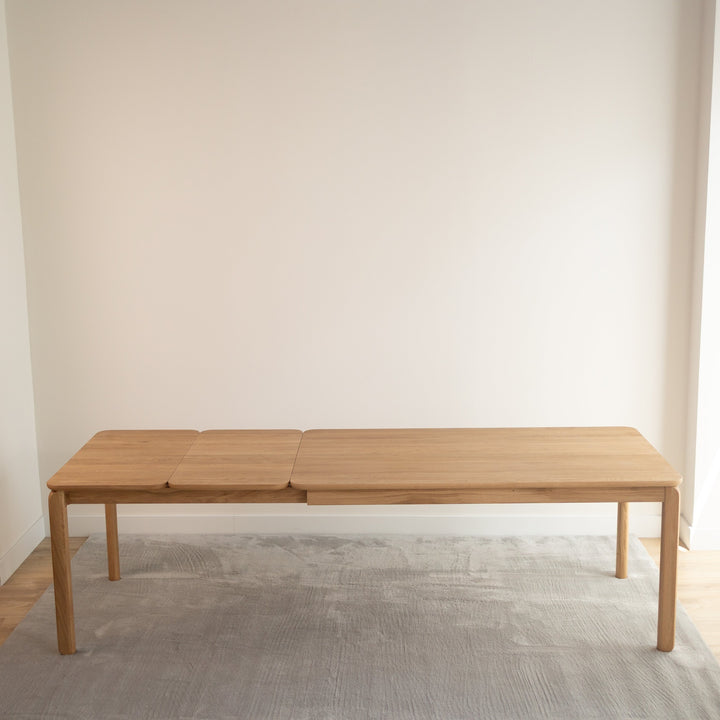 Table de salle à manger à rallonges en chêne massif GOLF | VESKOR