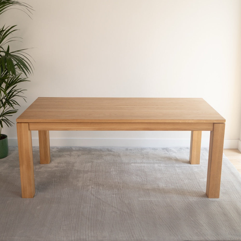 Table de salle à manger fixe en bois massif LUX 2020 | VESKOR
