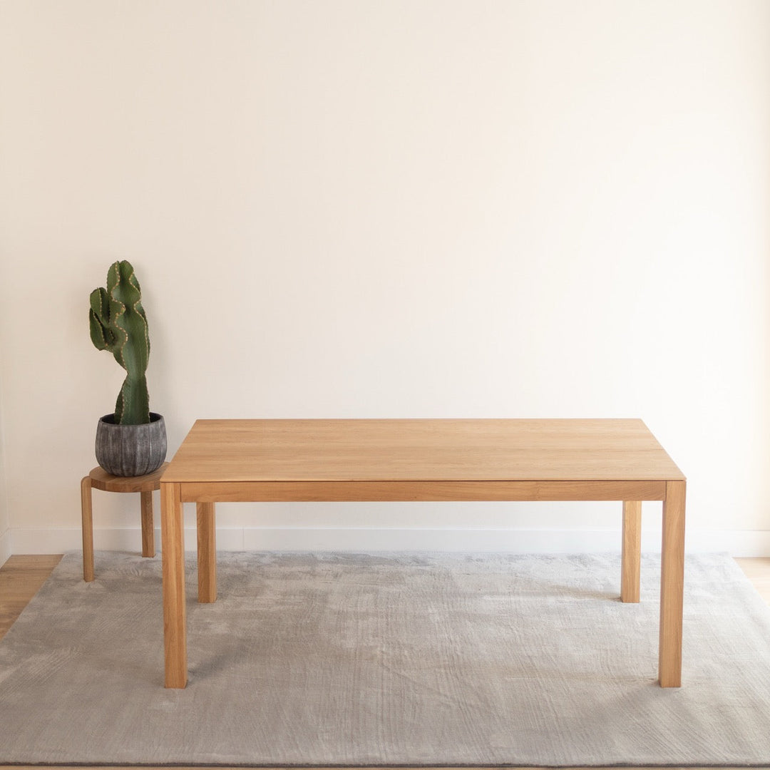 Mesa de comedor fija madera maciza VERDI | VESKOR