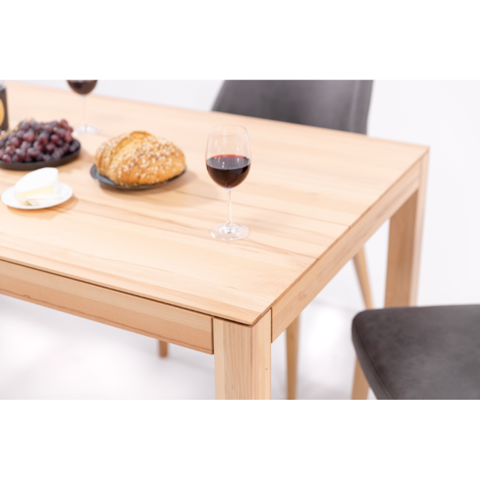 Mesa de comedor fija madera maciza VERDI | VESKOR